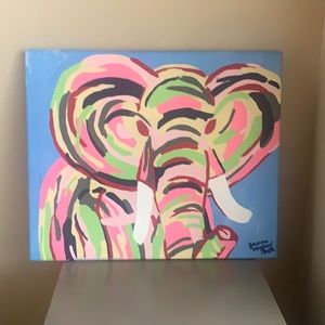 Colorful Elephant Painting